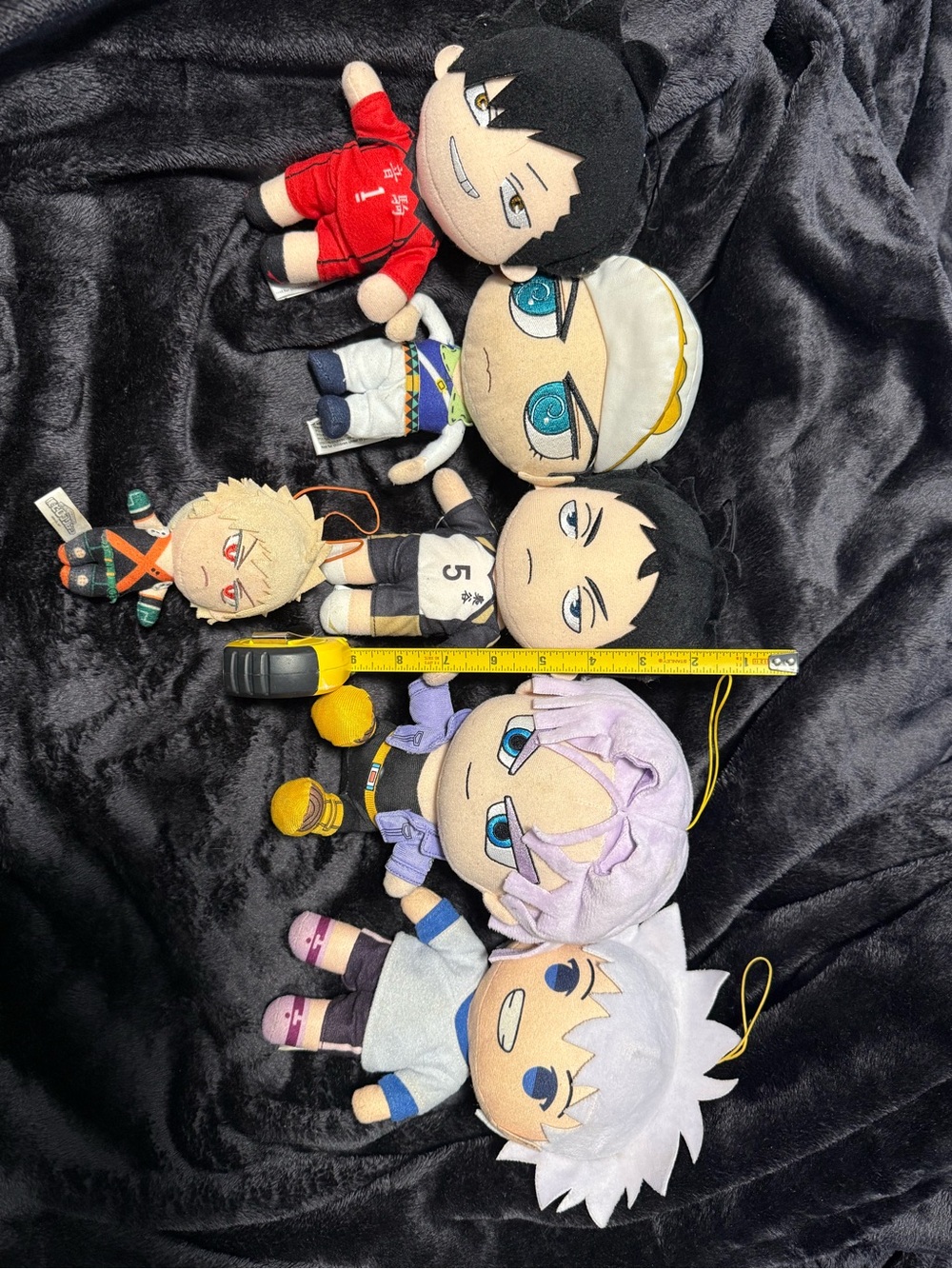 Assorted Anime Character Plush Toys - Multi-Color Set